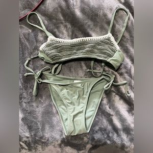 Size small in bottom and top bathing-suit